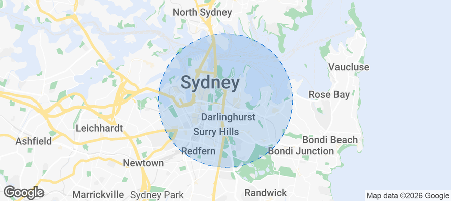 Woolloomooloo Airbnb map